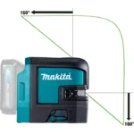 Nível a Laser a bateria 12V CXT Makita SK105GDZ - Imagem 4