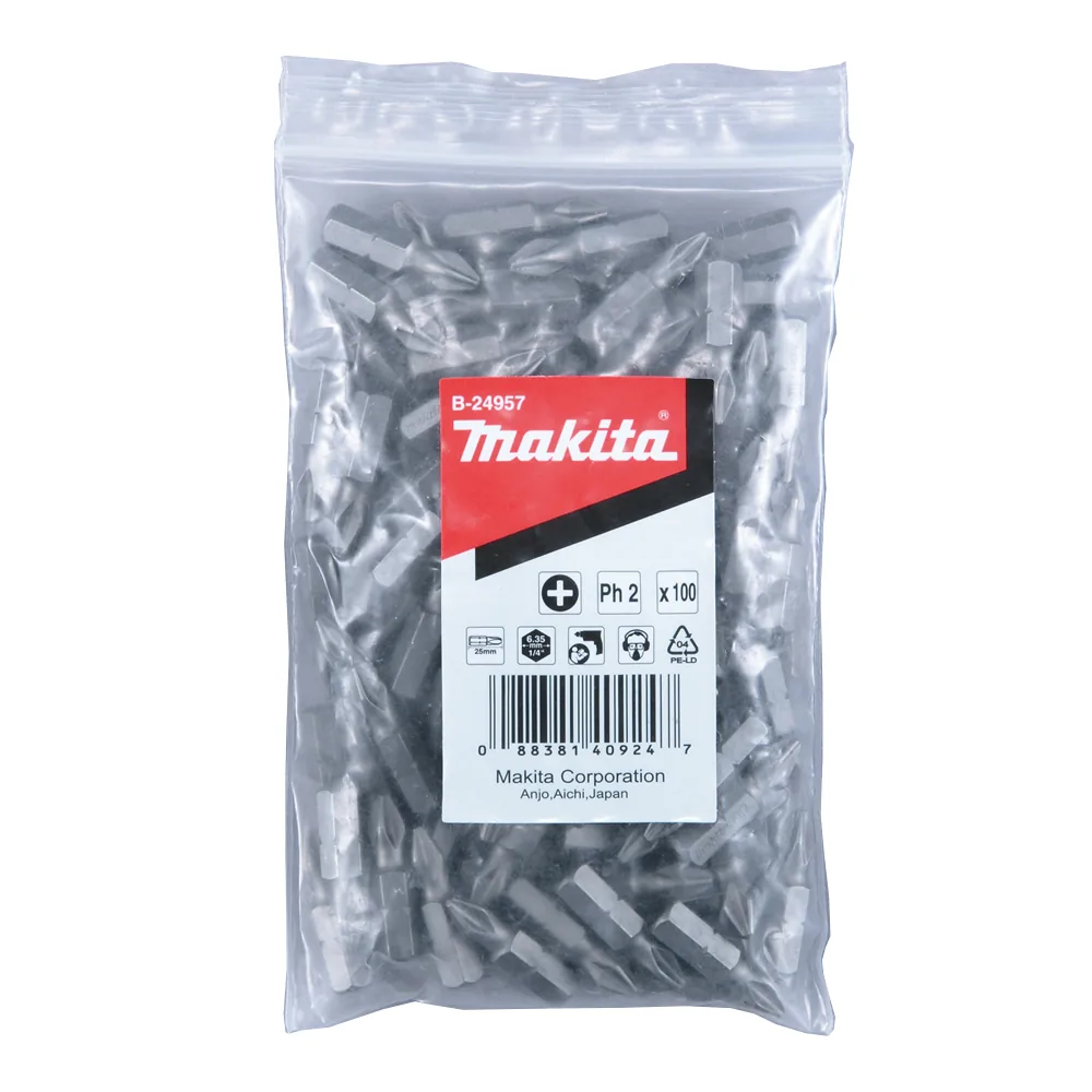B-24957_Bit.webp Bit PH2x25mm Makita B-24957 - Imagem 1