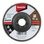 Disco flap de alta eficiência e durabilidade 125 x 22.23mm Grão Z60 Makita B-53936