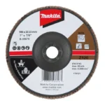 Disco flap 180 x 22.23mm Grão Z120 Makita B-55675