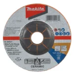 Desbaste Eficiente com Disco de Desbaste 125 x 7 x 22.23mm Grão A24P Makita B-66927