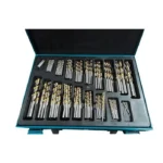 Brocas para metal HSS com ponta brilhante e serpentina de titânio Makita D-30564