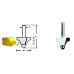 Fresa de Borda com Rolamento para Produzir Efeitos Decorativos em Madeira Makita D-49884