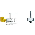 Fresa de Encaixe para Madeira Makita D-50077