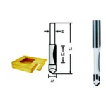 Fresa com ponta piloto para madeira Makita D-68080