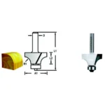 Fresa de Borda Makita D-68507