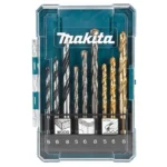 Kit de brocas para metal, concreto e madeira Makita D-71962