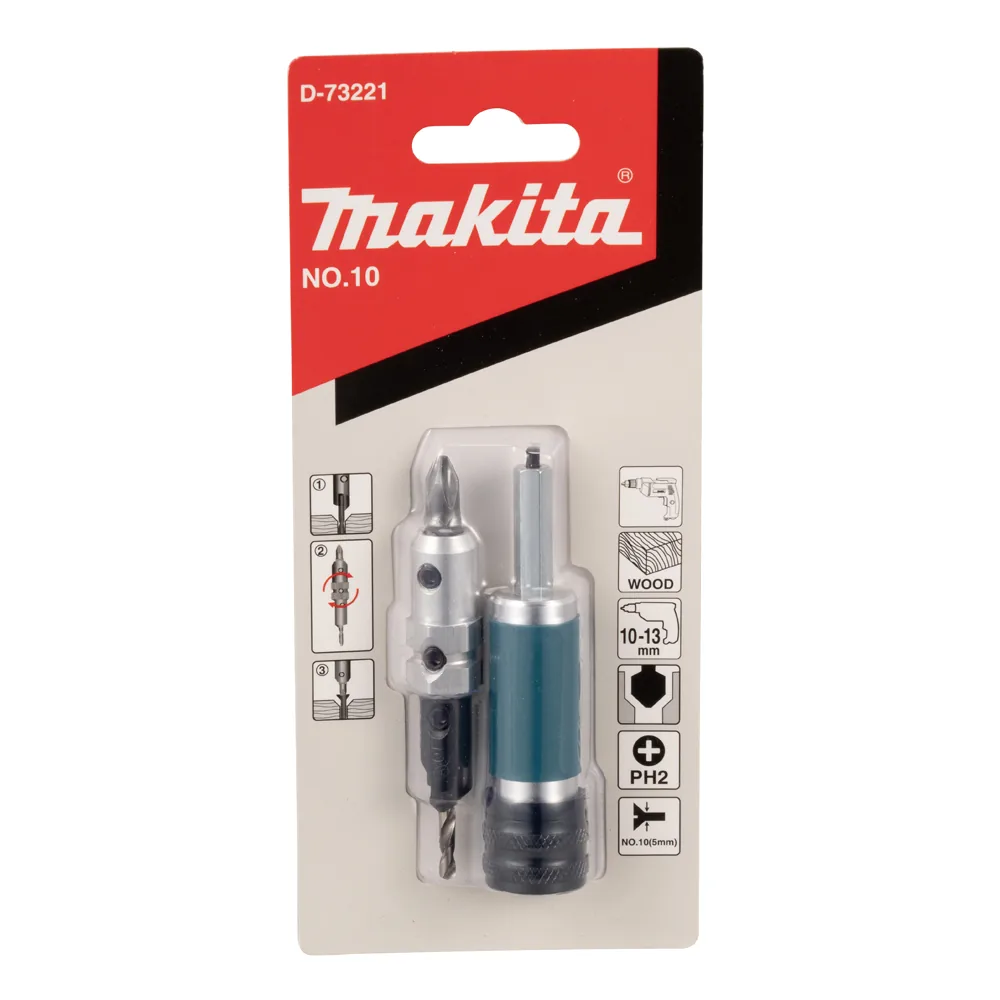 D-73221_Adaptador.webp Adaptador de Troca Rápida para Marcenaria Makita D-73221 - Imagem 1