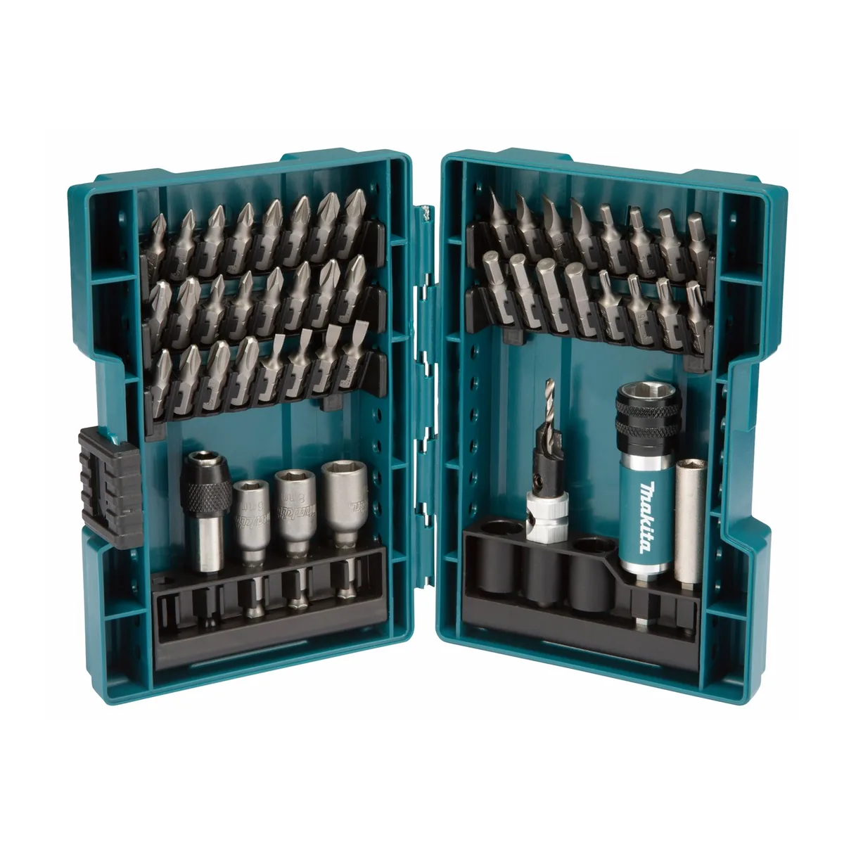 D-73461_Kit_De_Bits.webp Kit de Bits para Madeira e Metal Makita D-73461 - Imagem 1