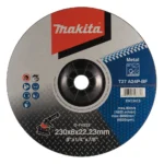 Desbaste eficiente com o disco de desbaste 230 x 6 x 22,23mm Grão A24P Makita D-74522