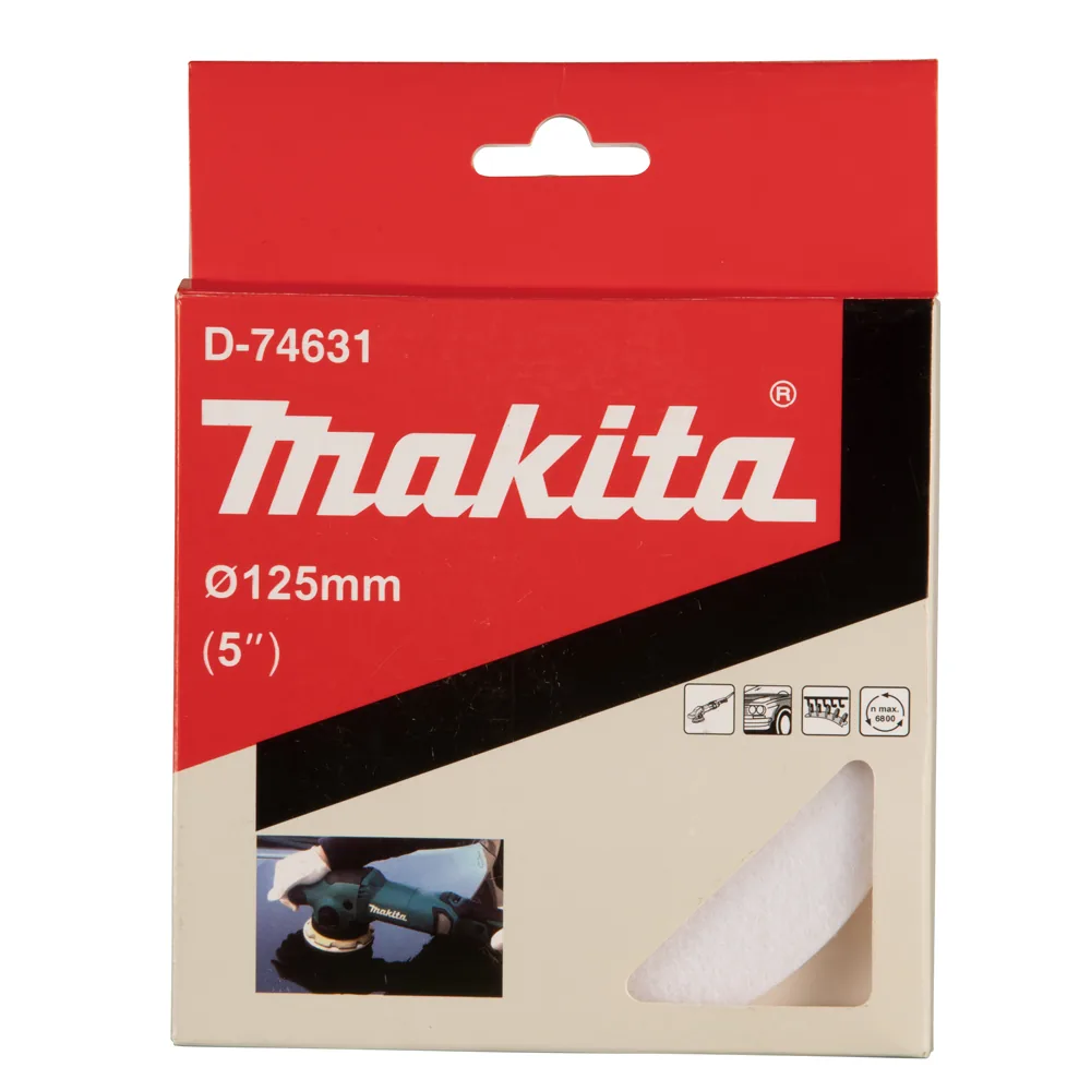 D-74631_Boina_De_Feltro.webp Boina de Feltro para Remoção de Manchas Makita D-74631 - Imagem 1