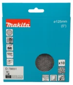 D-78651 Disco de Lixa Eficiente para Madeira Metal e Verniz Makita D-78651 - Imagem 2