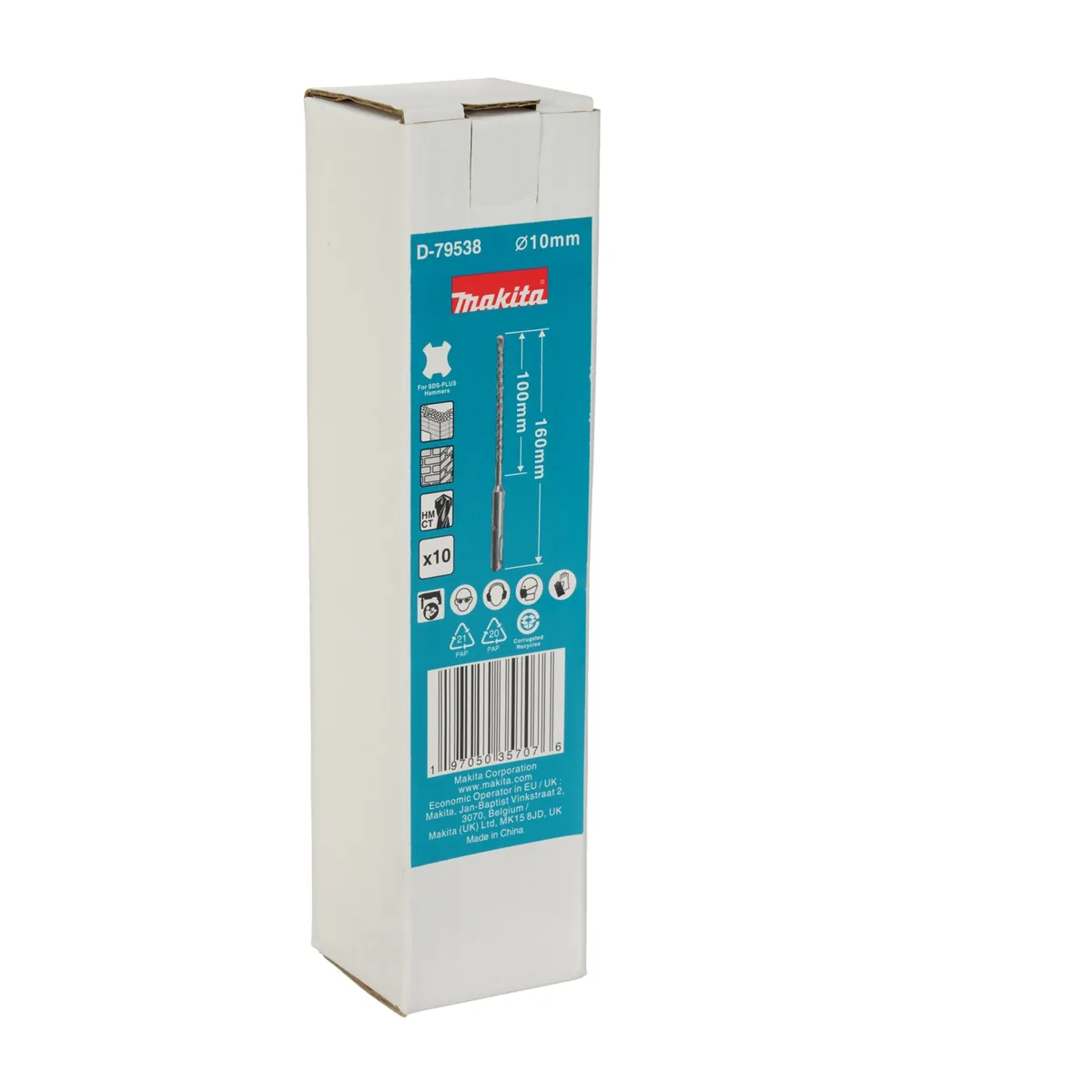 D-79538_Broca_Para_Martelete_Sds-Plus.webp Broca para martelete SDS-PLUS Makita D-79538 - Imagem 1