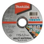 Disco de corte Multimaterial 115 x 1,2 x 22,23mm Grão C46T Makita E-10718